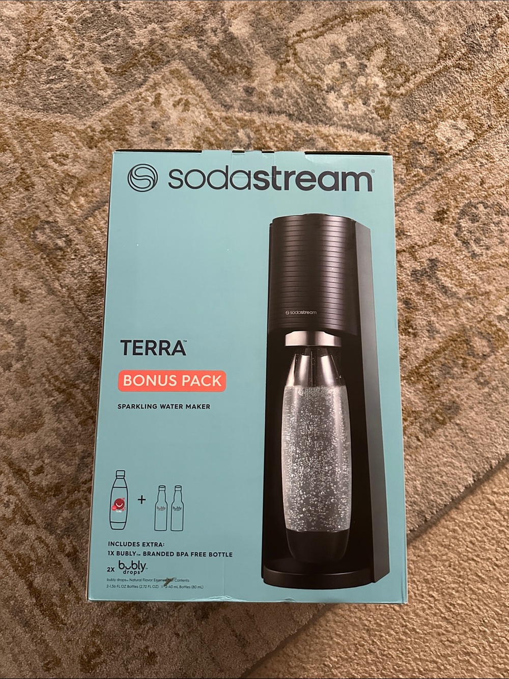 SodaStream Terra Sparkling Water Maker - Black